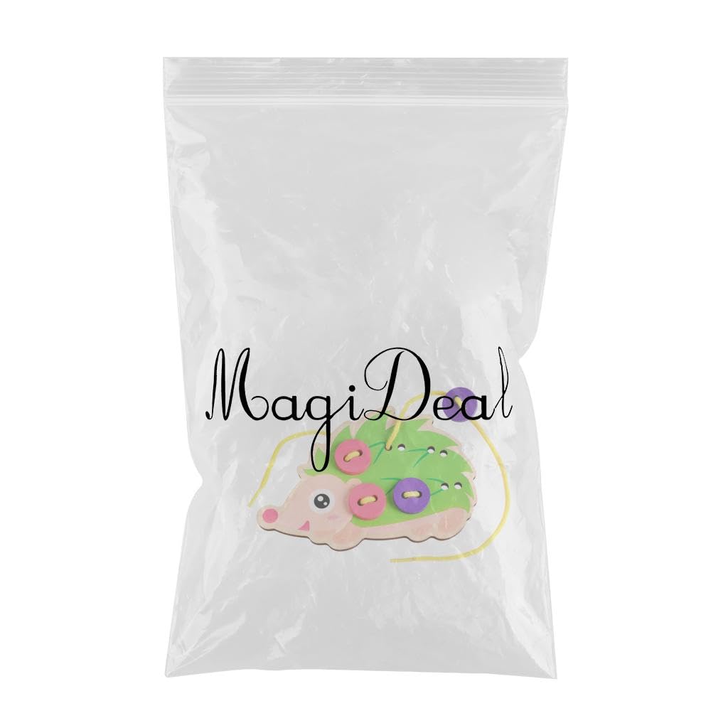 LOOM TREE® 2xJouets en bois à lacer pour bébés Boutons à coudre Aides Montessori pour enfants