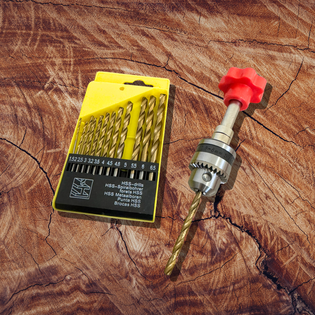 Kids Wood Work Hand Palm Drill / Drill Bits Set