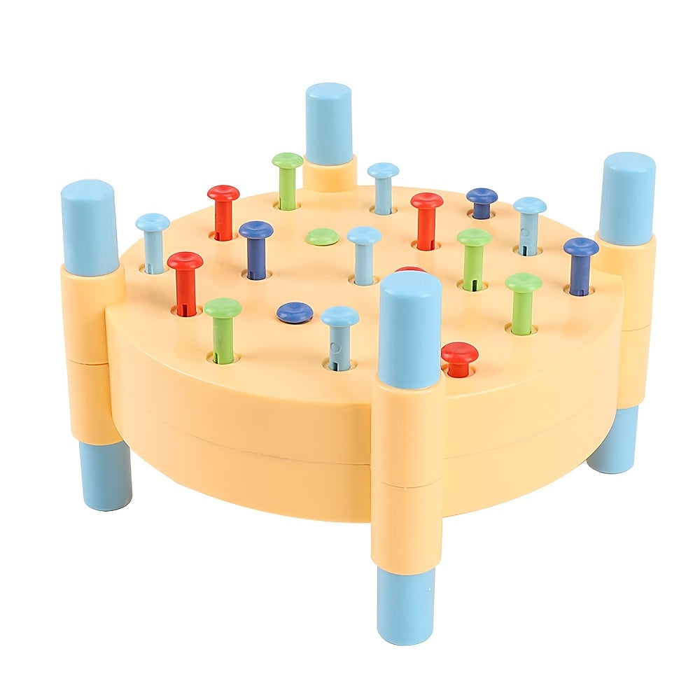 Fidtoy Wooden Hammering Toy for Toddlers Color Learning and Fine Motor Skills