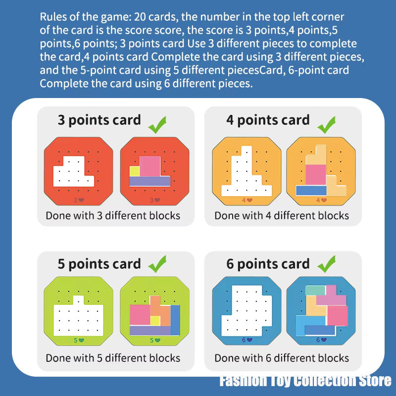 3D Tangram Multiplayer Challenging Block Foamic Game - 999