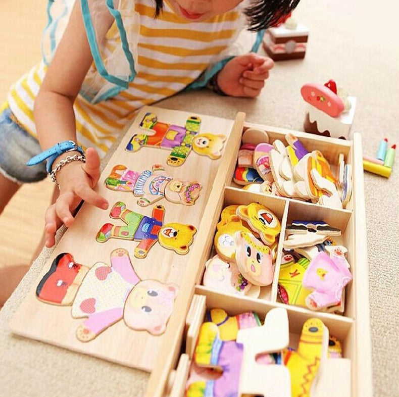 Montessori Bear Dress Up Game