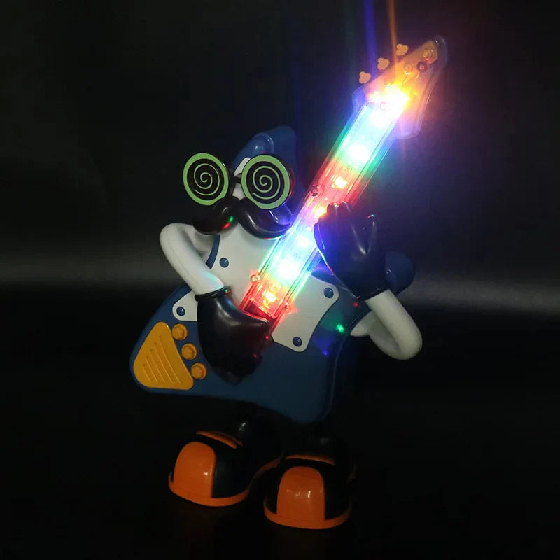 Fidtoy Mr. Rock Dancing Guitar Toy with Lights and Music