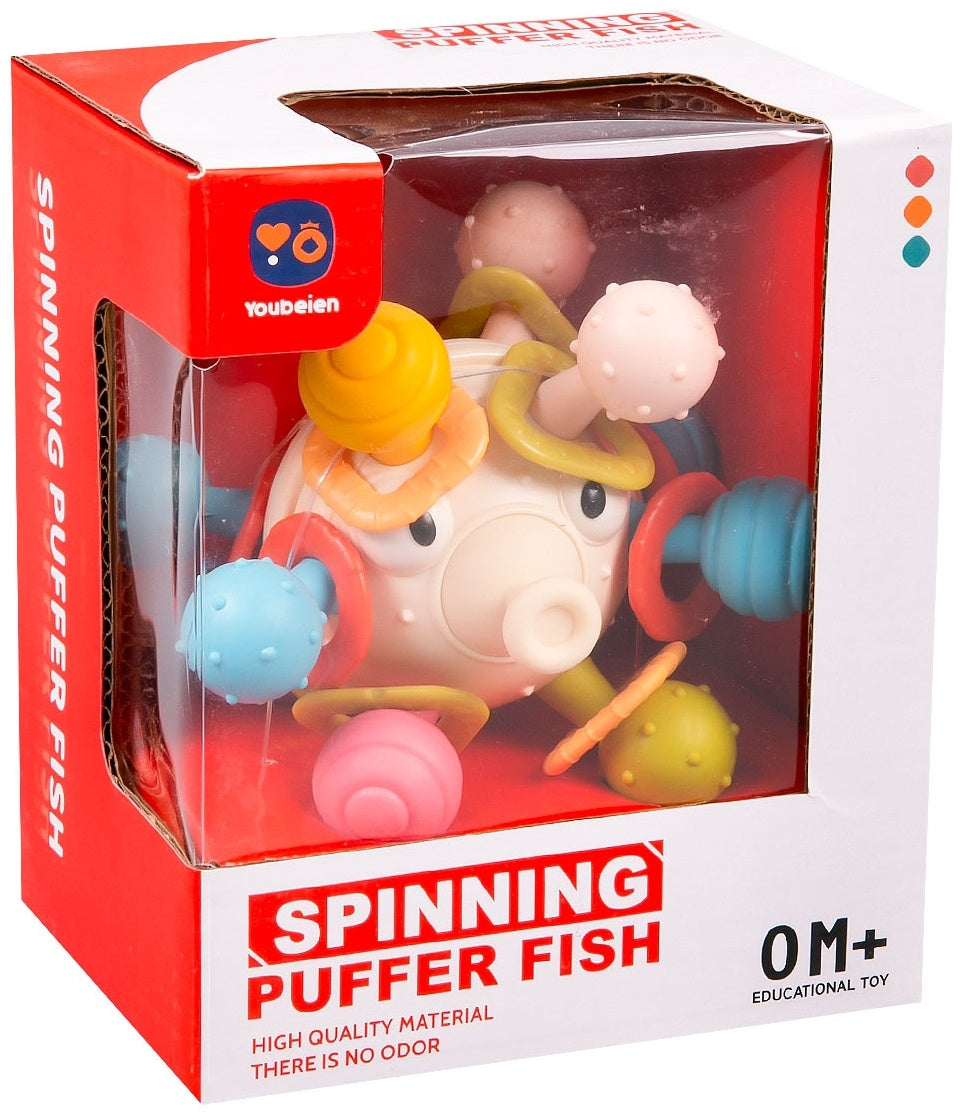 Spinning Puffer Fish Rattle Toy - 037