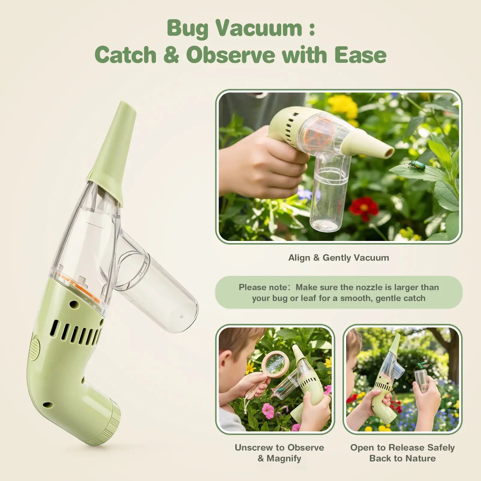 Wooden Bug Catcher Kit for Kids