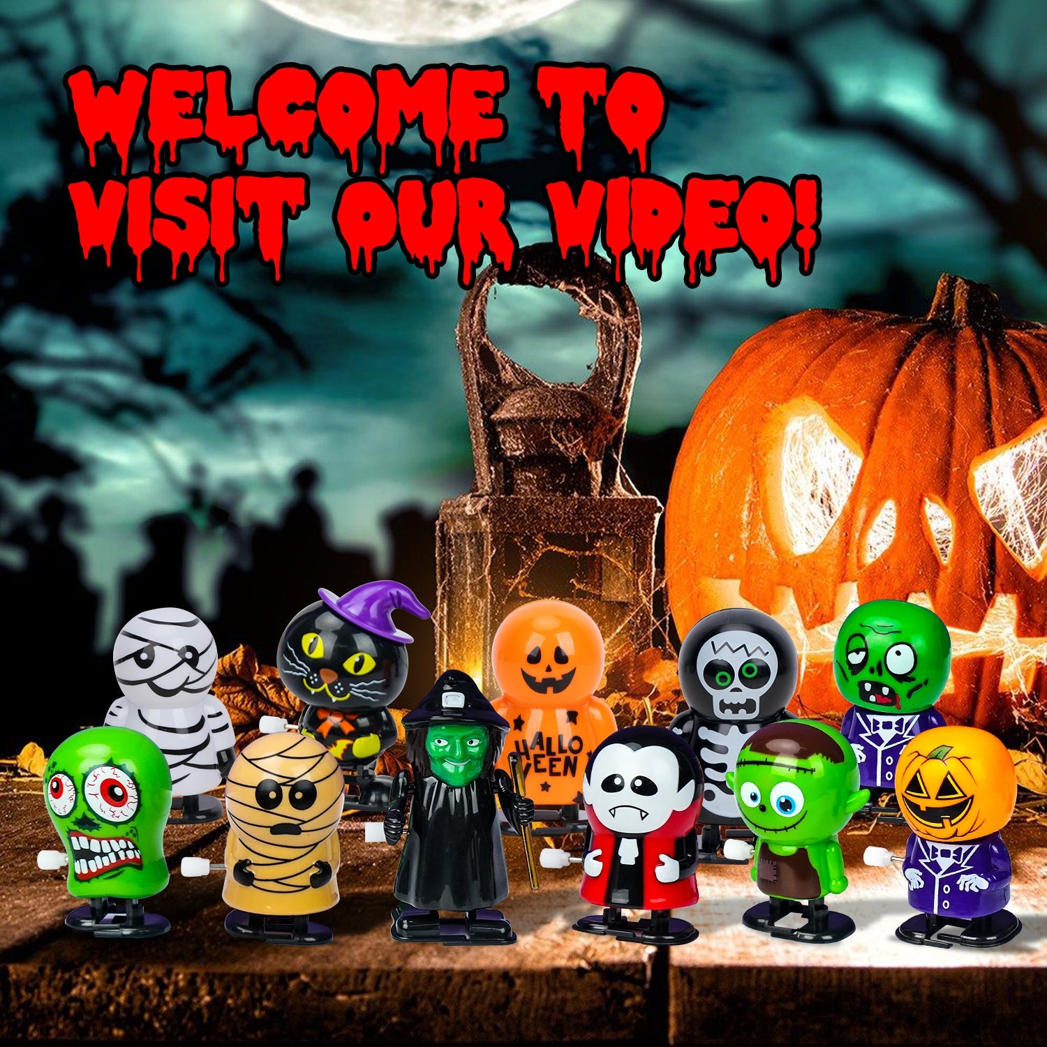 Halloween Wind Up Toys