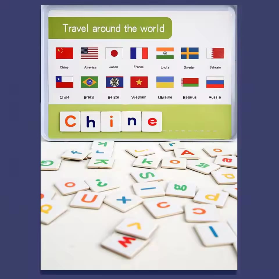 6in1 Magnetic Recognize Word Learning Kit With Marker