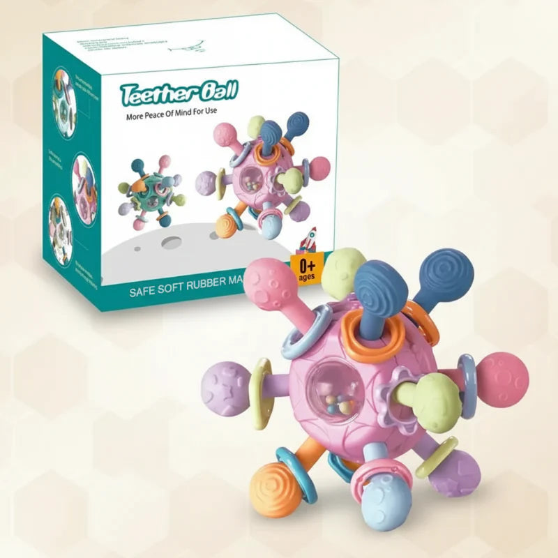 CalmChew | Zacht & Veilig – 3-in-1 Siliconen Bijtring