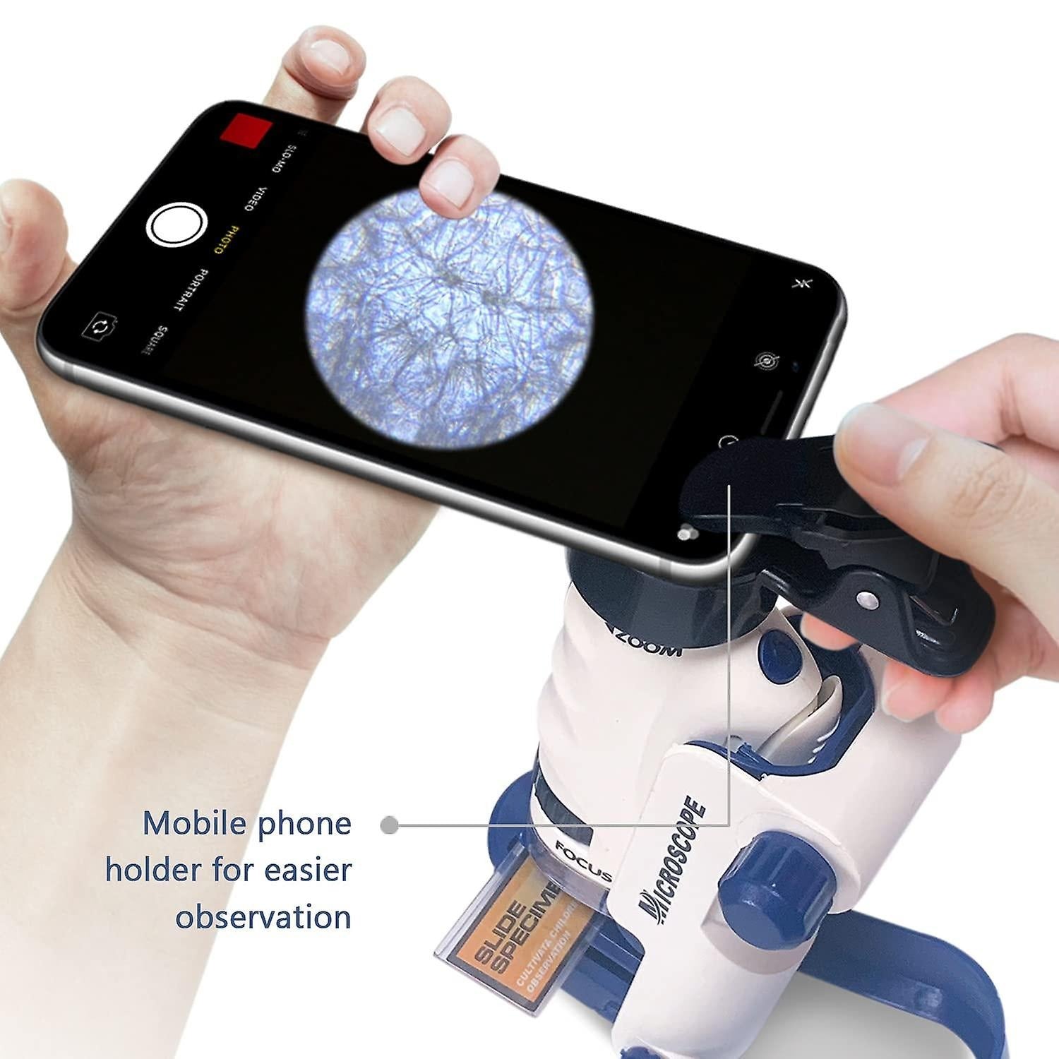 STEM Scientific Microscope Portable 120x Zoom Experiment Kit - 220