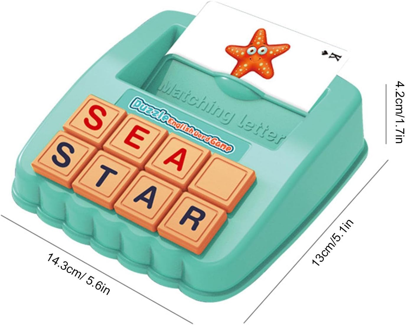 Jeu de cartes amusant d'association et d'orthographe de l'alphabet - 73C