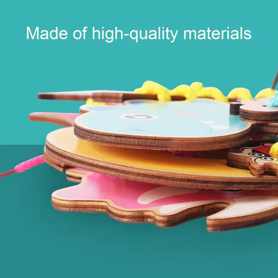 Wooden Dinosaur Threading Hand-Eye Coordination - 684