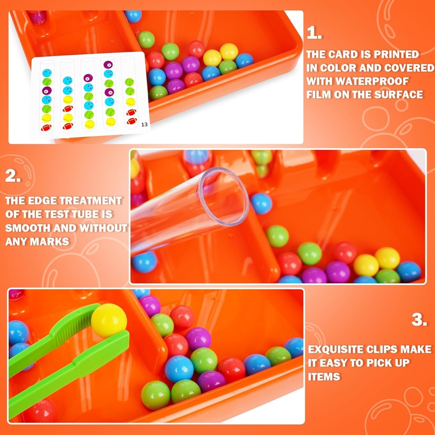 Jeu de perles à classer les couleurs - 235