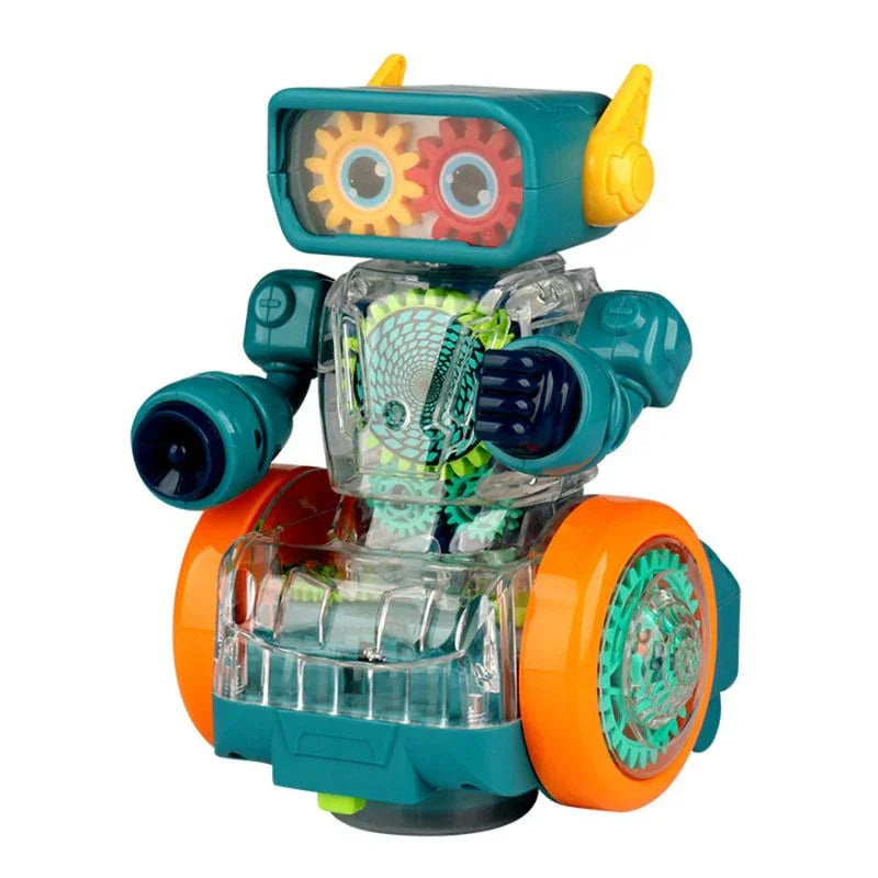 Fidtoy Juguete Robot Bailarín – Robot Eléctrico Caminador con Luces y Música para Niños de 3+