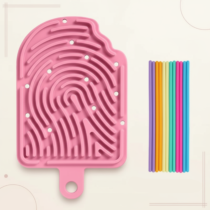 FidgetFrost – Speels & Zacht – Siliconen Busy Board