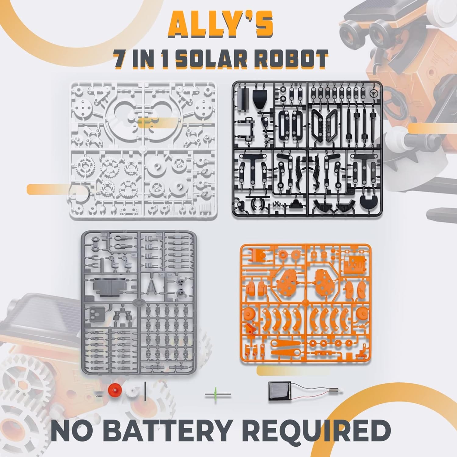 7in1 STEM Solar Power Robot Experiment Kit - 501