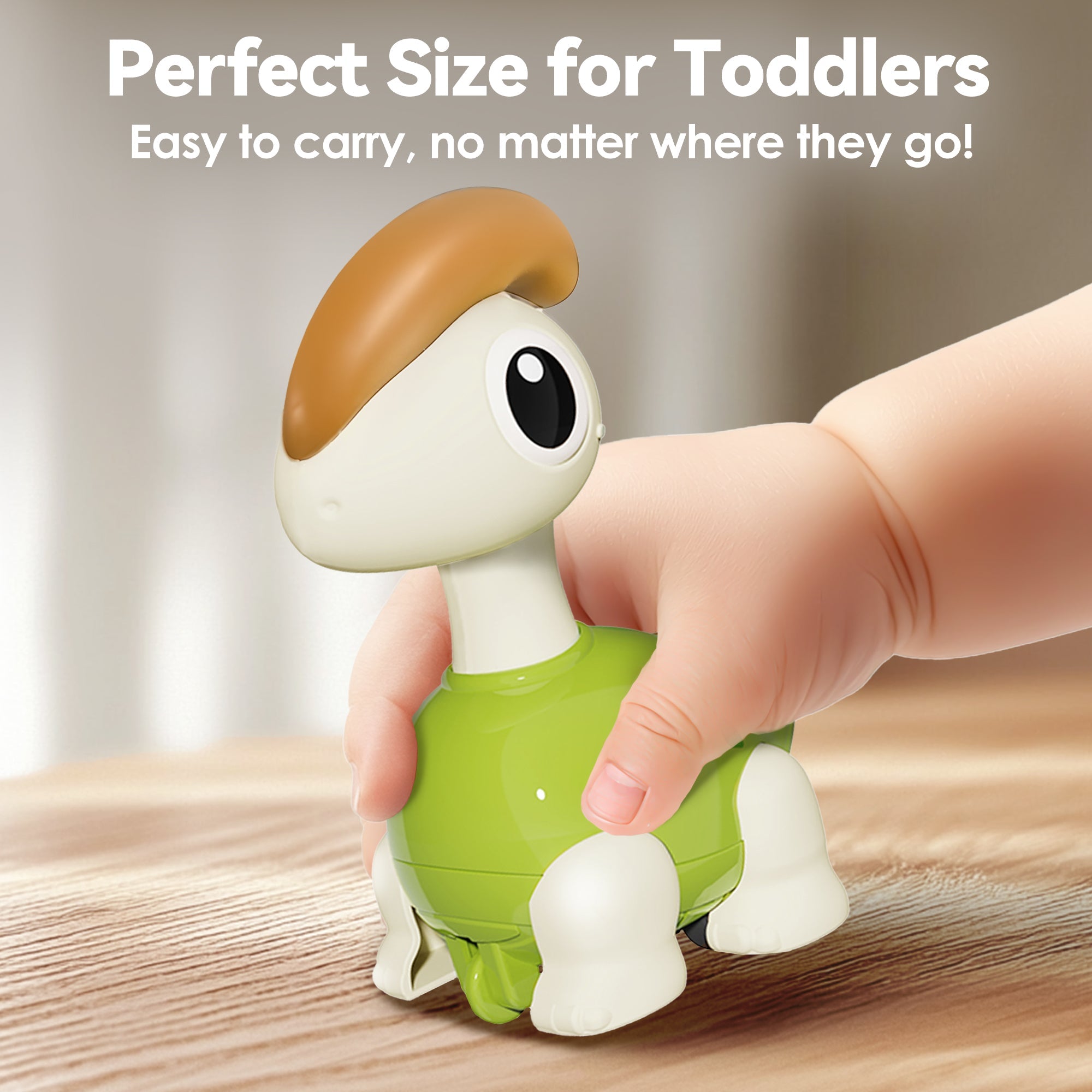 Mini Dinosaur Press to Go Car Toys for Toddlers 1-3