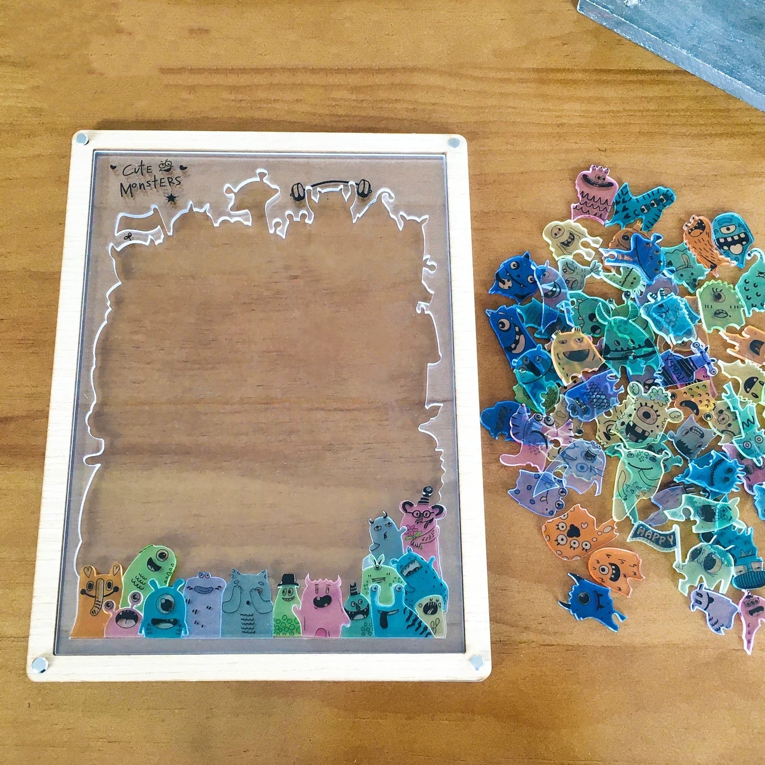Fidtoy 100 Cats Wooden Puzzle – Creative & Educational Cat-Shaped Jigsaw for Kids and Adults