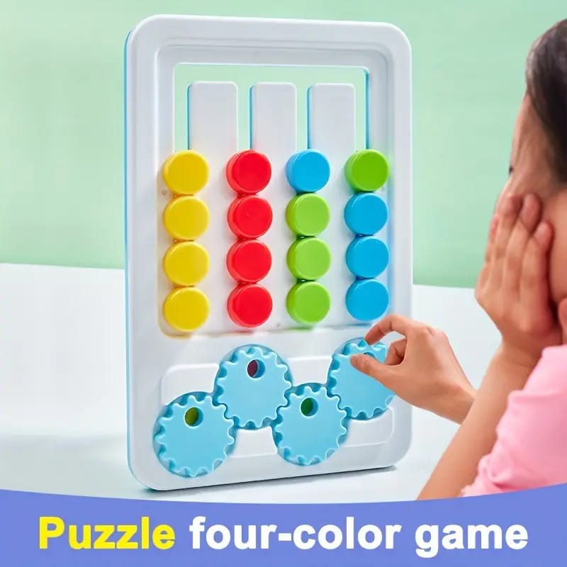 2in1 Four Color Matching Gear Pattern Logic Game - 006