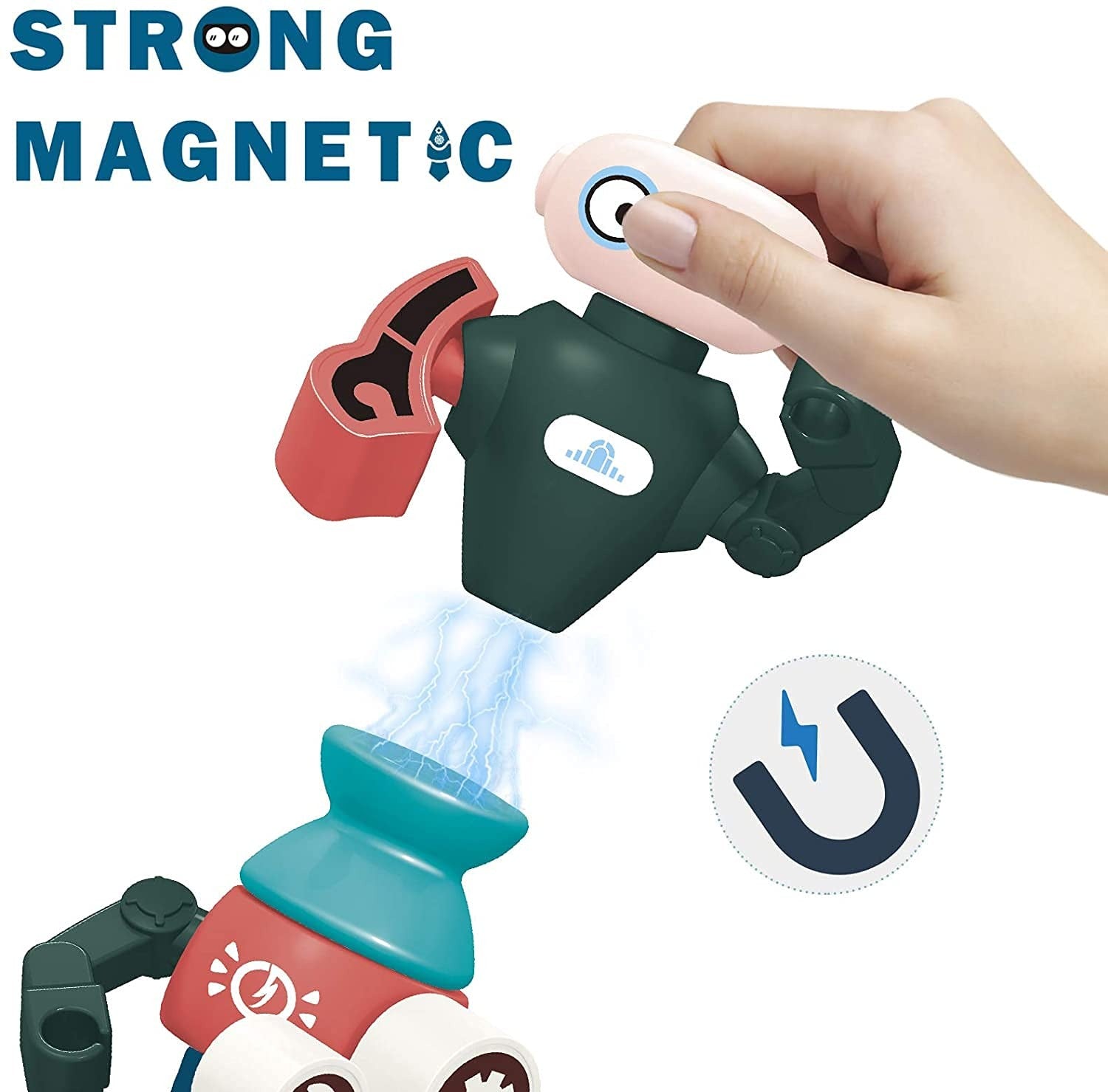 Planet Robots Magnetic Blocks Set - Mars 3