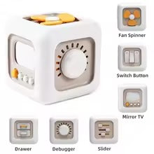 Cube Senses Toy™ - Leerzaam & Leuk - Kubus Zintuigen Speelgoed