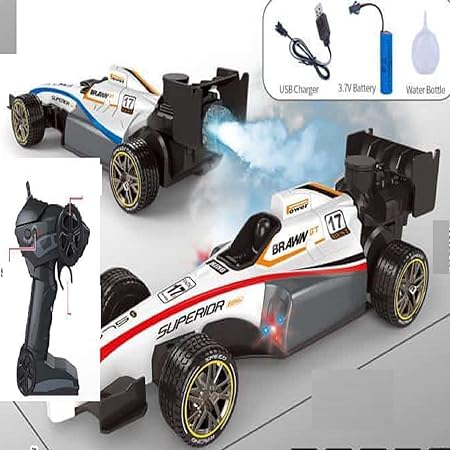 Formula One High-Speed Remote Control F1 Race Car with Smoke Spray – 1:14 Scale | Bacha Toys