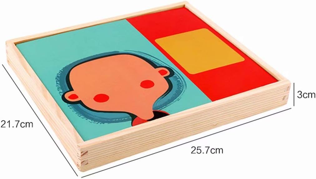 Fidtoy Double-Sided Magnetic Puzzle Board for Toddlers – Creative Learning & Drawing Toy