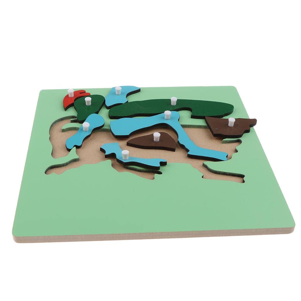 Montessori Wooden Animals Jigsaw Puzzle Panel Kids Baby Toys Ant | 1 Set Wooden Puzzle Toy