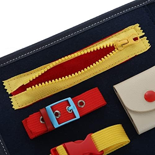 Busy Board, Sensory Board for Fine Motor Skill, Montessori Toys Toddler Activities for Travel car Airplane