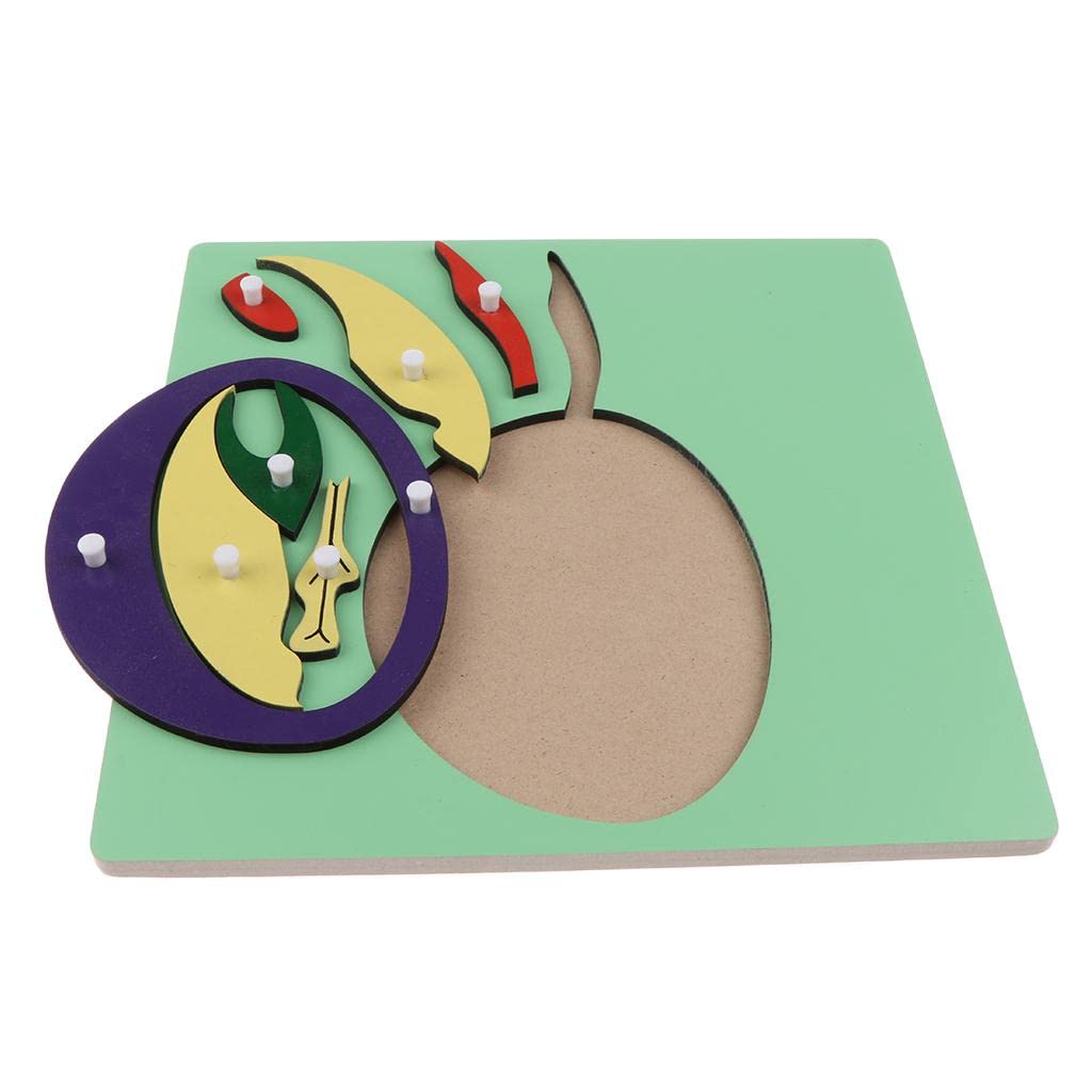 Montessori Wooden Animals Jigsaw Puzzle Panel Kids Baby Toys Germinant Seed | Educational | Other Educational Toys