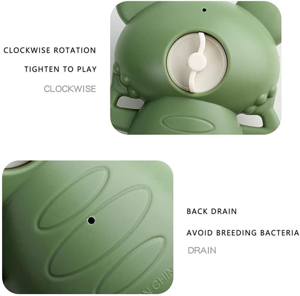 Fidtoy Wind-Up Swimming Frog Bath Toys for Toddlers – Floating Frog Water Toys 3 Pack