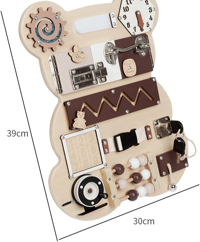 Kindergarten Educational Toys, Smontessori, Busy Board, Educational Toy, 1-8 Years Old, Birthday Gift, Fingertip Education, Early Development, Learning Red-Green Light Switch Toolbox, Early