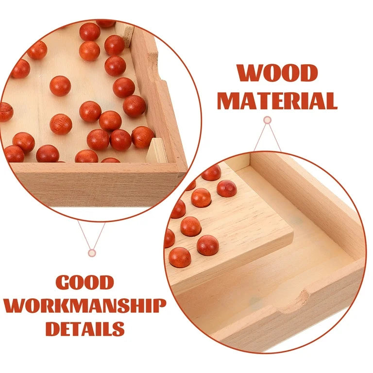 Wooden Single Noble Chess Puzzle Board Game