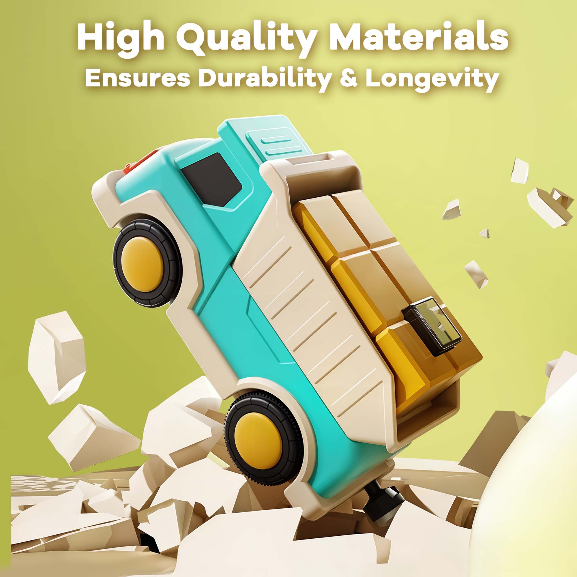 Toddler Train Set Toy with Lights & Sound for Boys Girls