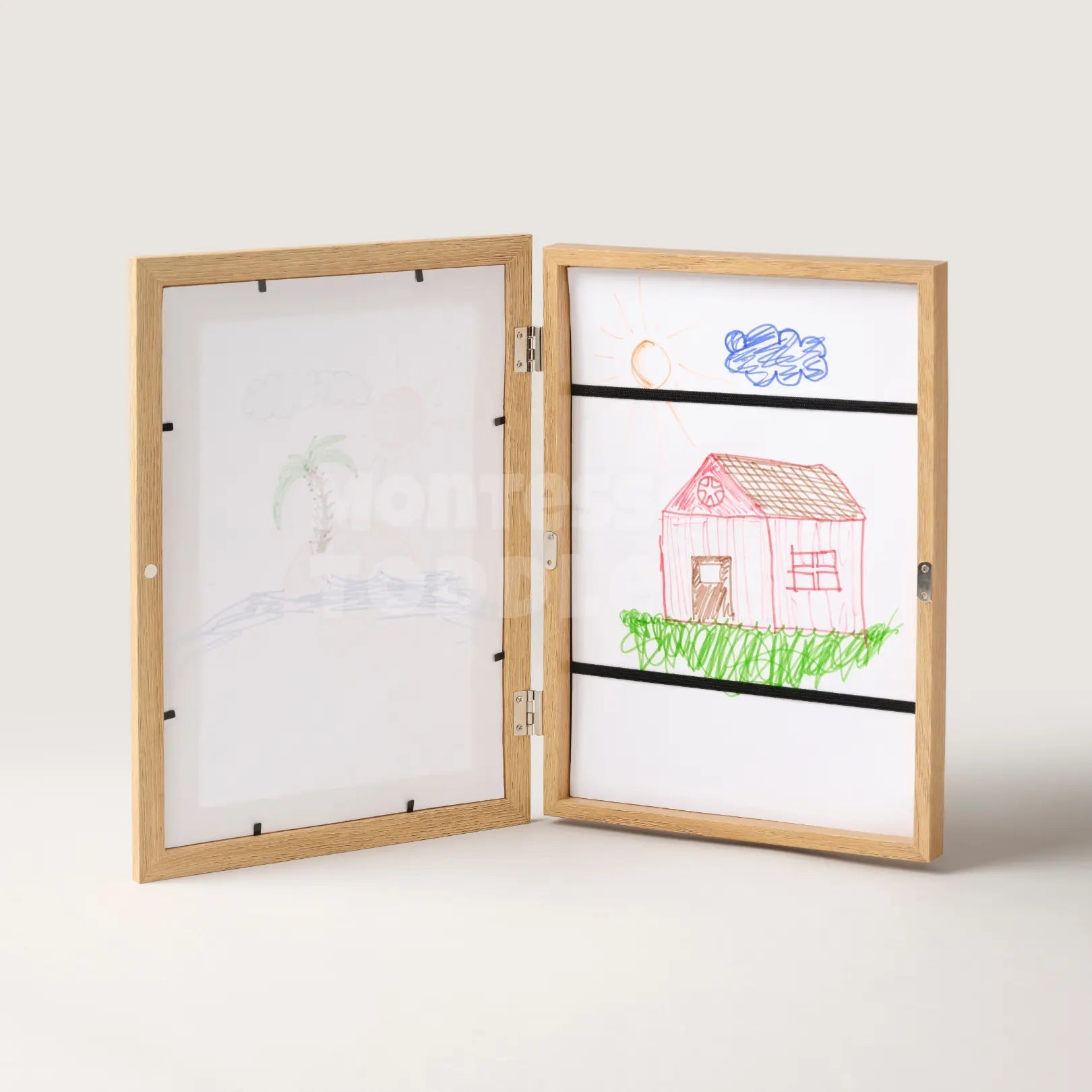 Baby Handprint and Footprint Keepsake Frame – Memory Kit for Newborns and Toddlers