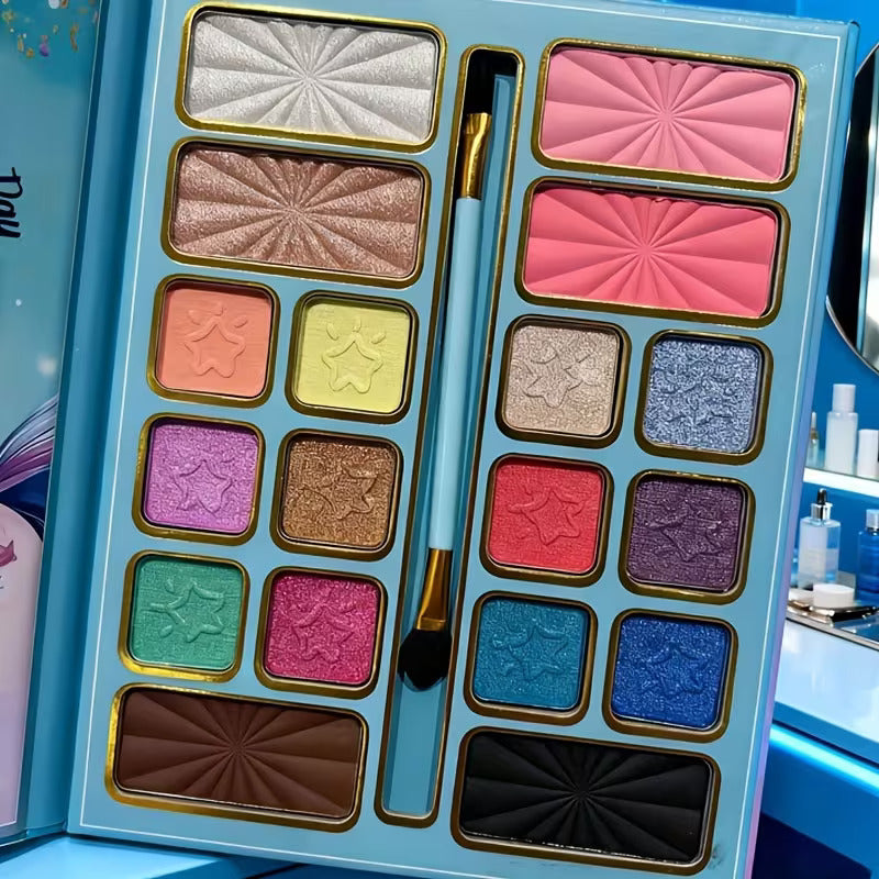 Unicorn Childern's Makeup Eye shadow and Face 18 pieces - 227
