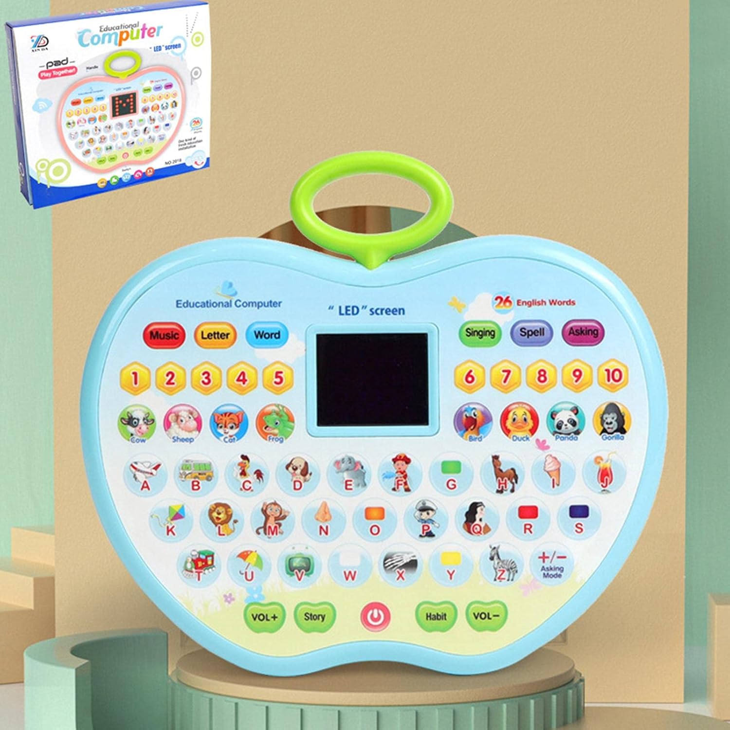 Máquina de Aprendizaje de Apple para Niños con Pantalla LED - 018