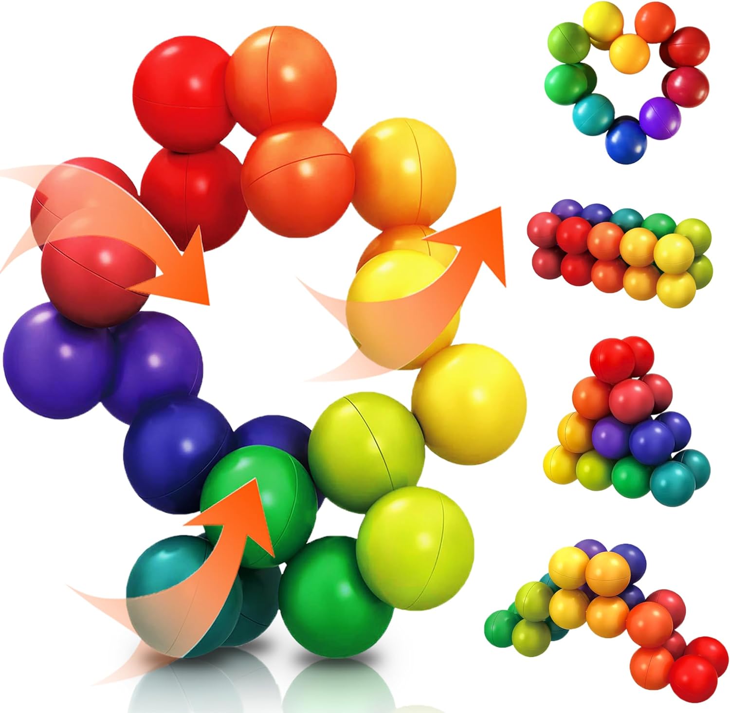 Colorful Learning Sensory Grapes Rotating Puzzle Ball - 739