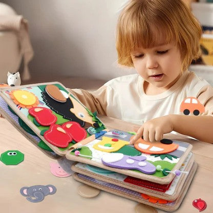 Montessori Quiet Book for Early Learning Fun