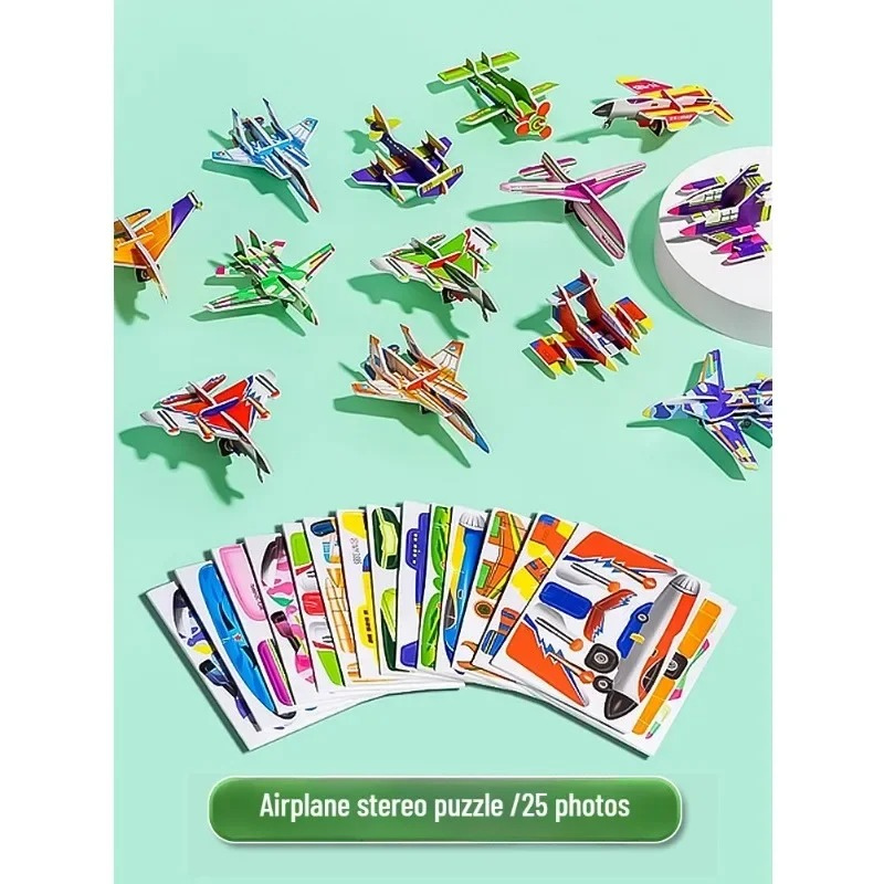 3D Dinosaur Puzzle Set – Montessori Wooden Animal Building & Learning Toy for Kids