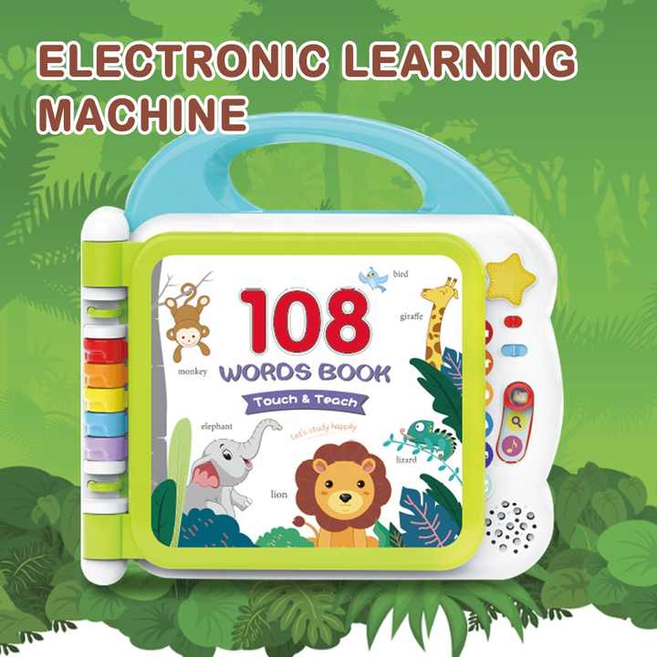Touch and Learn Words Book with Bluetooth Function - 108 Words