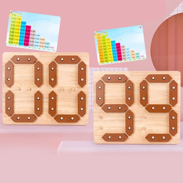 Digital Wooden Board for Addition Subtraction Learning - 032