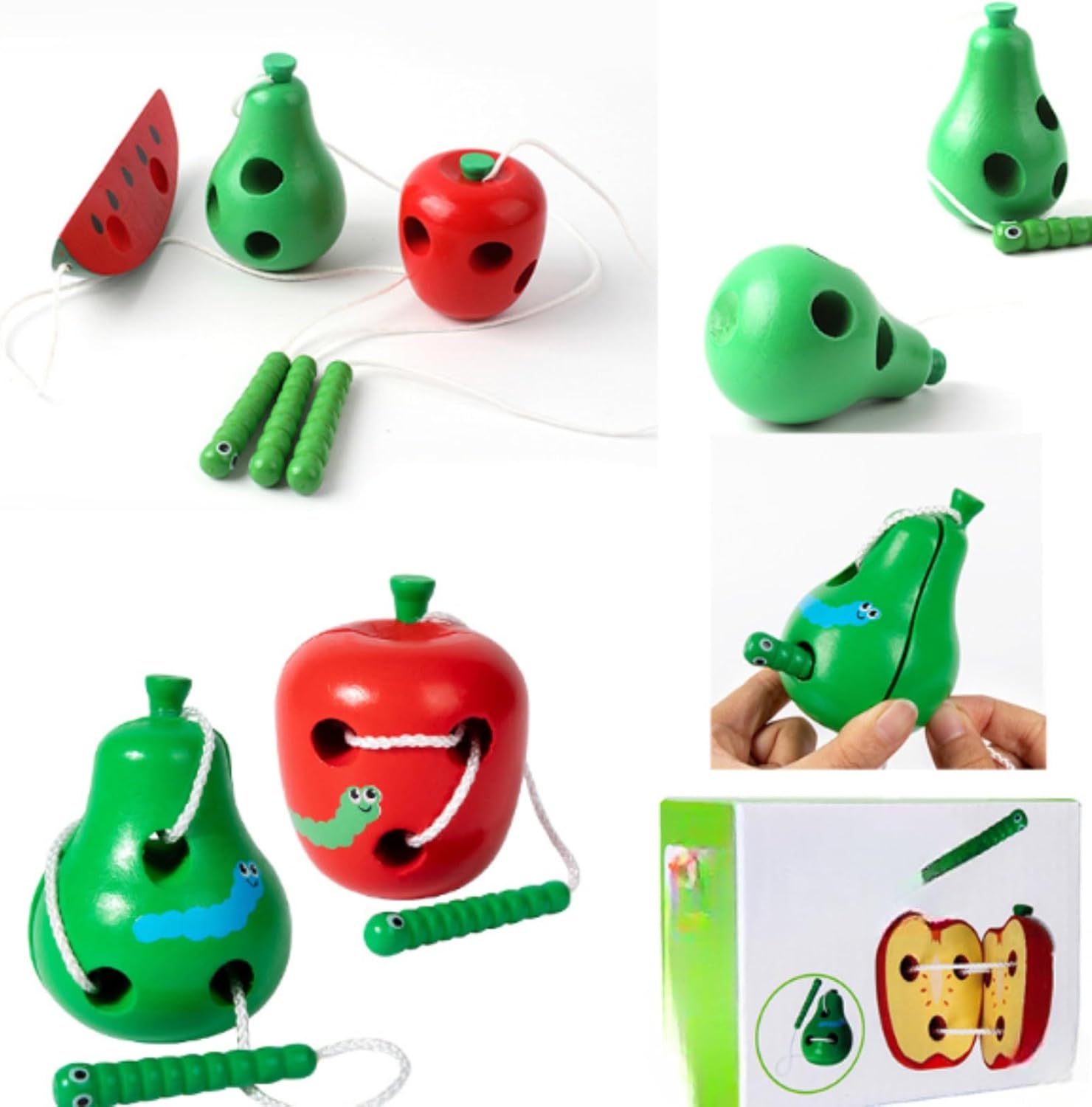 Wooden Educational Toys, Lacing Toy, Lacing Toy, Fingertip Training, Coordination Ability, Wooden Toys, 3 Years Old, Children, Cheese, Present, Baby Gift