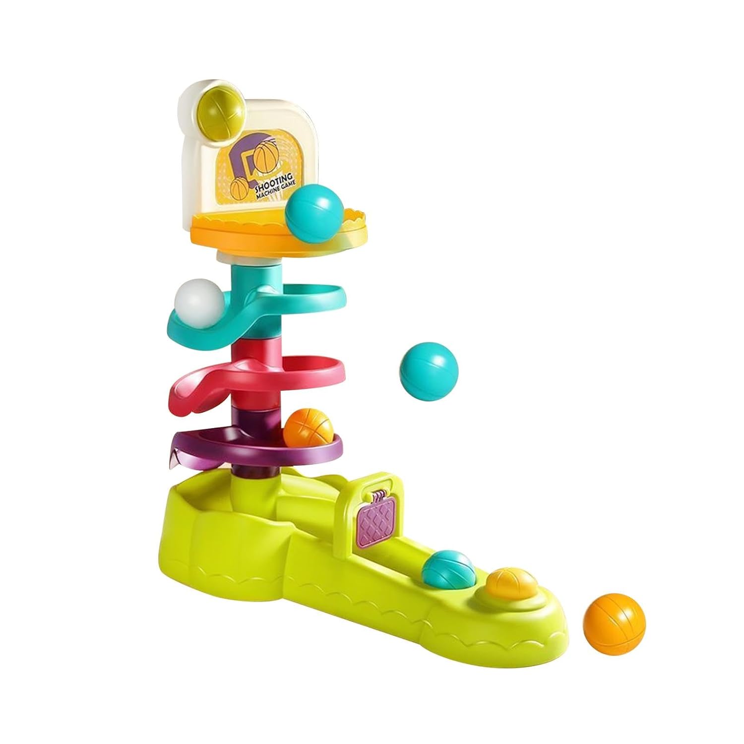 Fidtoy Jouet de Circuit à Billes en Bois pour Tout-petits | Kit de Construction STEM pour le Développement de la Motricité Fine et de la Logique