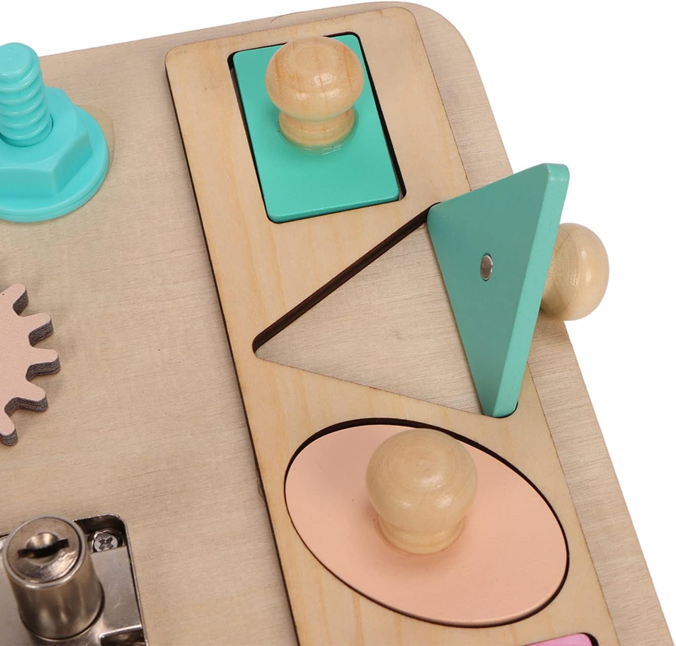 Dementia Fidget Board Toy, Relax Latches Locks Sensory Board Toy for Alzheimer Disease