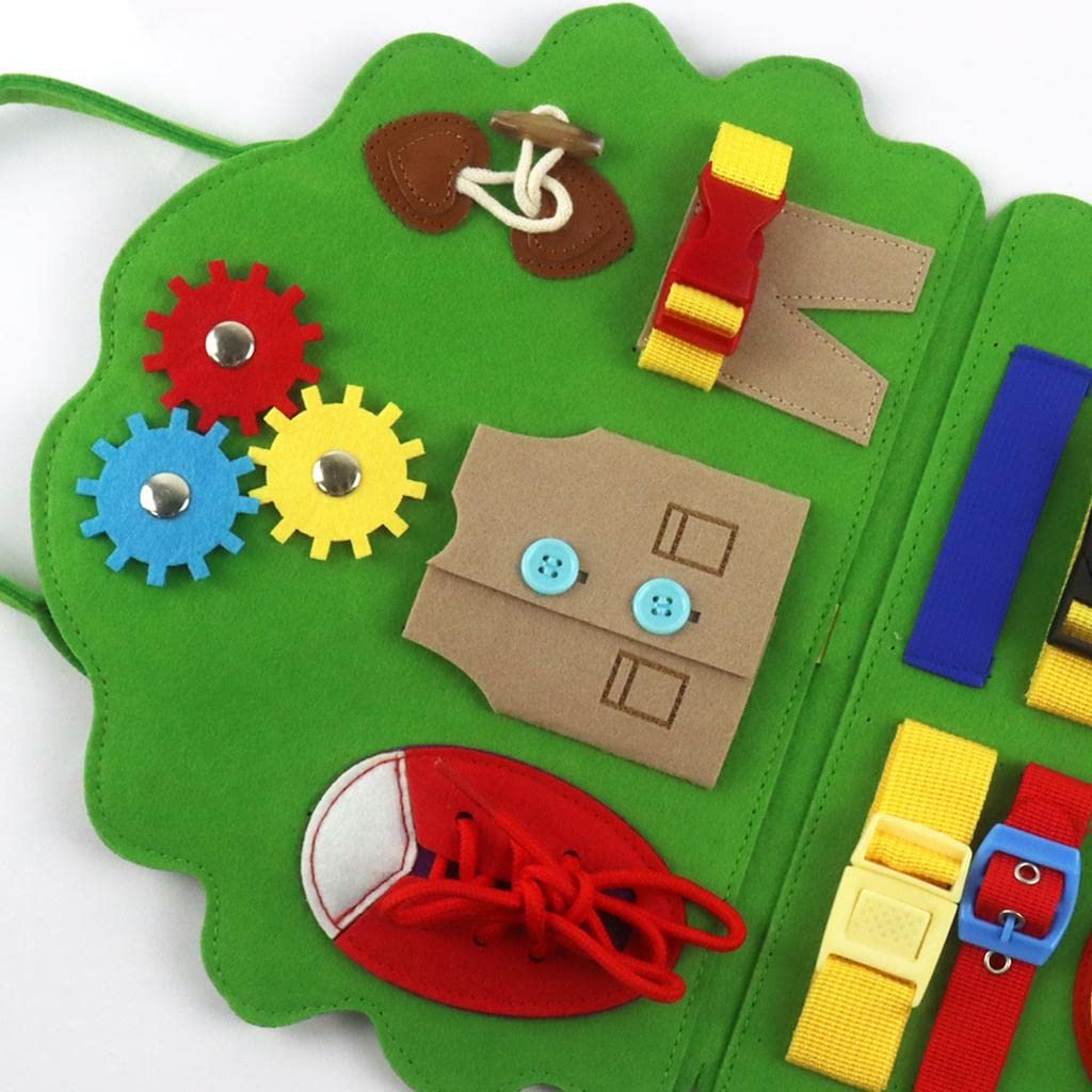 THE STYLE SUTRA Toddler Busy Board Portable Early Education for Travel Christmas Young