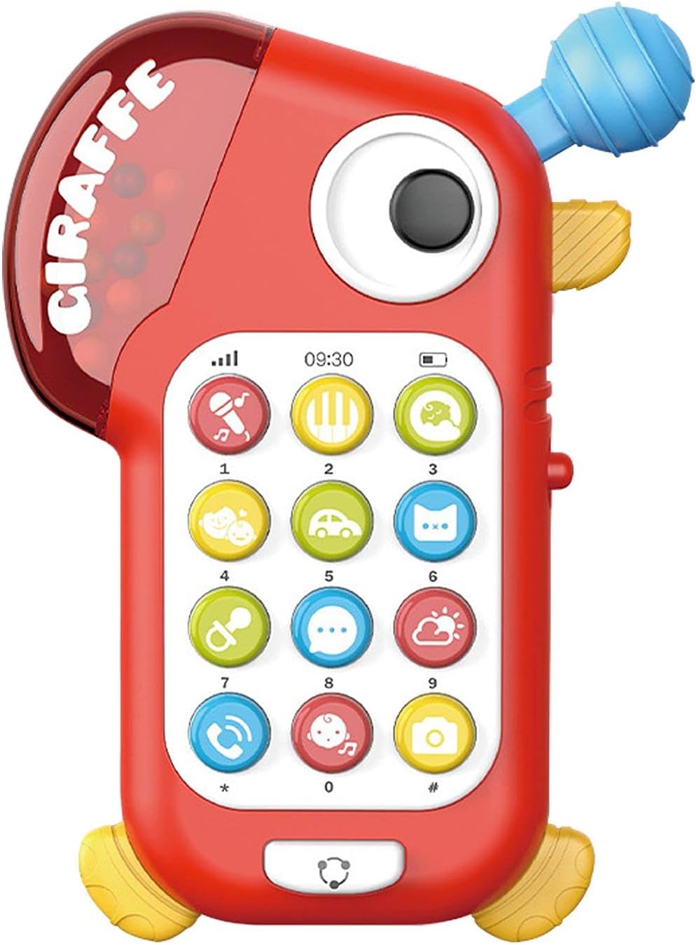 Fidtoy Téléphone jouet sensoriel multi-activités pour bébés
