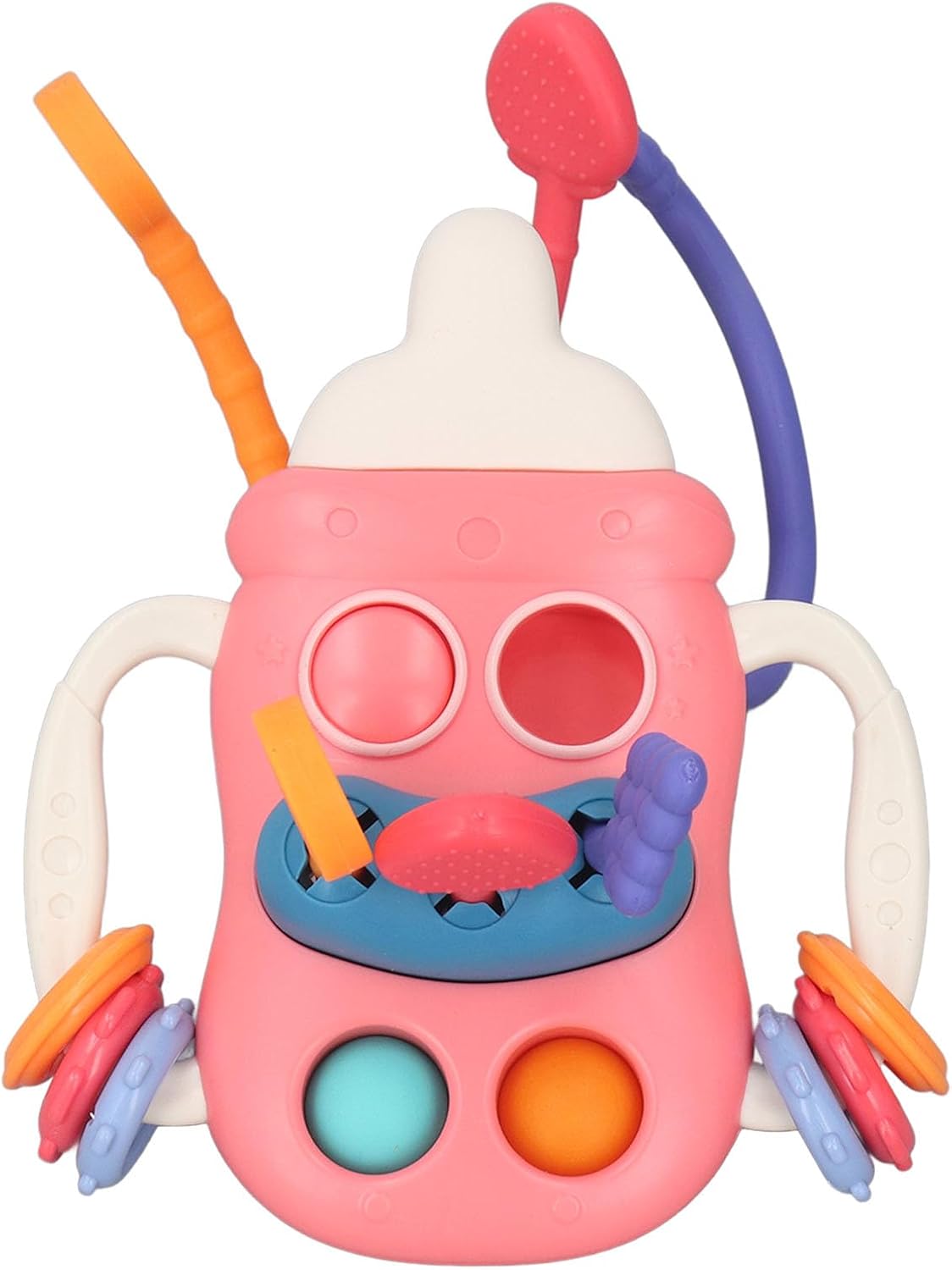 Fidtoy Silicone Pull String Sensory Toy for Babies 0-12 Months
