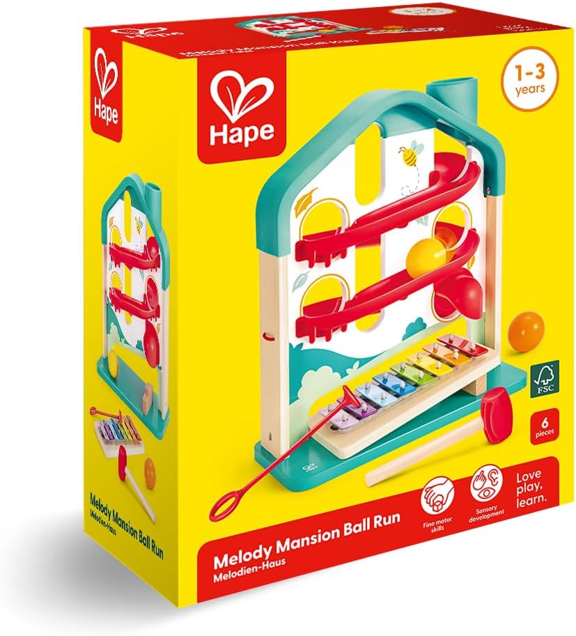 Fidtoy Musical Ball Run Xylophone Toy for Toddlers Learning Toy