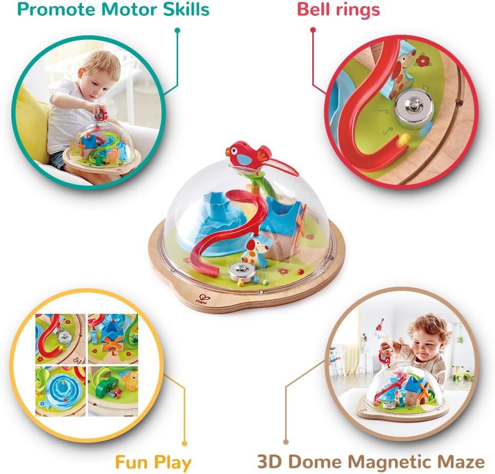 Fidtoy 3D Magnetic Maze Adventure Dome Toy for Toddlers 2+
