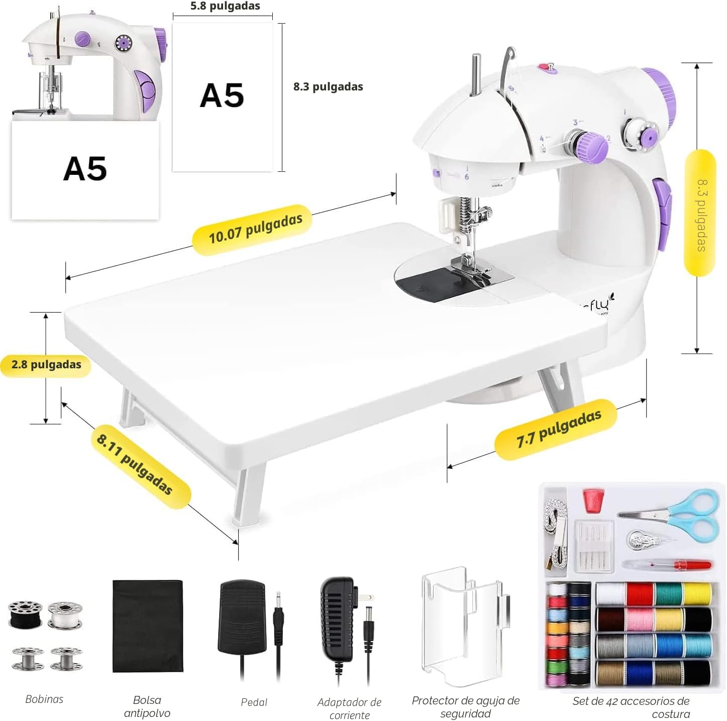 Fidtoy Kids Beginner Sewing Machine DIY Craft Learning Toy