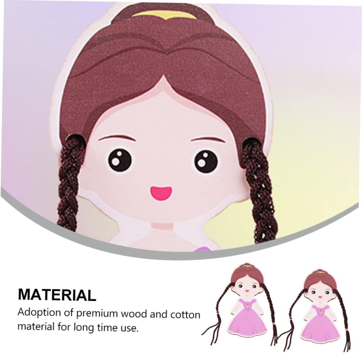 BESPORTBLE 2 Piezas Juguetes De Trenza De Madera para Juguetes Trenzados Mano Años Primera Infancia